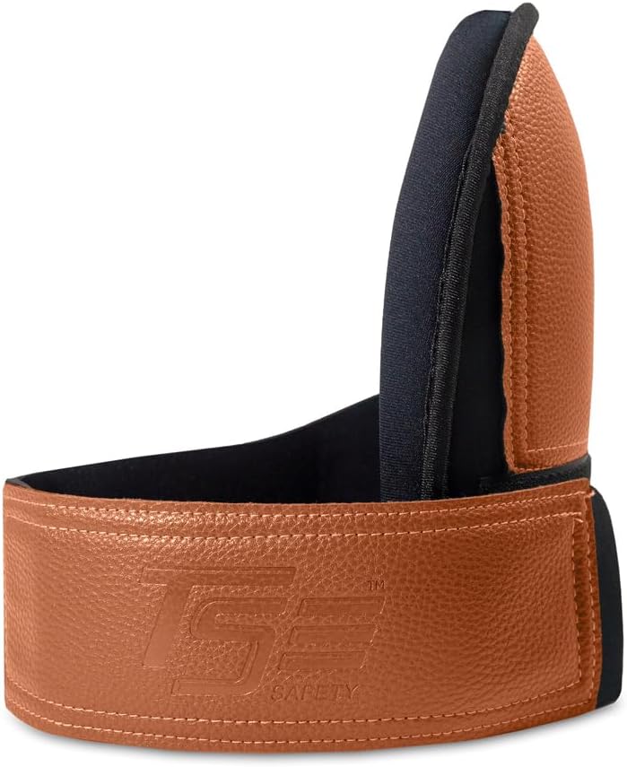 TSE Safety Super Soft Work Knee Pads, Premium Quality Neoprene Kneeling Pads, Extra Thick Comfortable Knee Pads for Men and Women, BROWN - Image 2